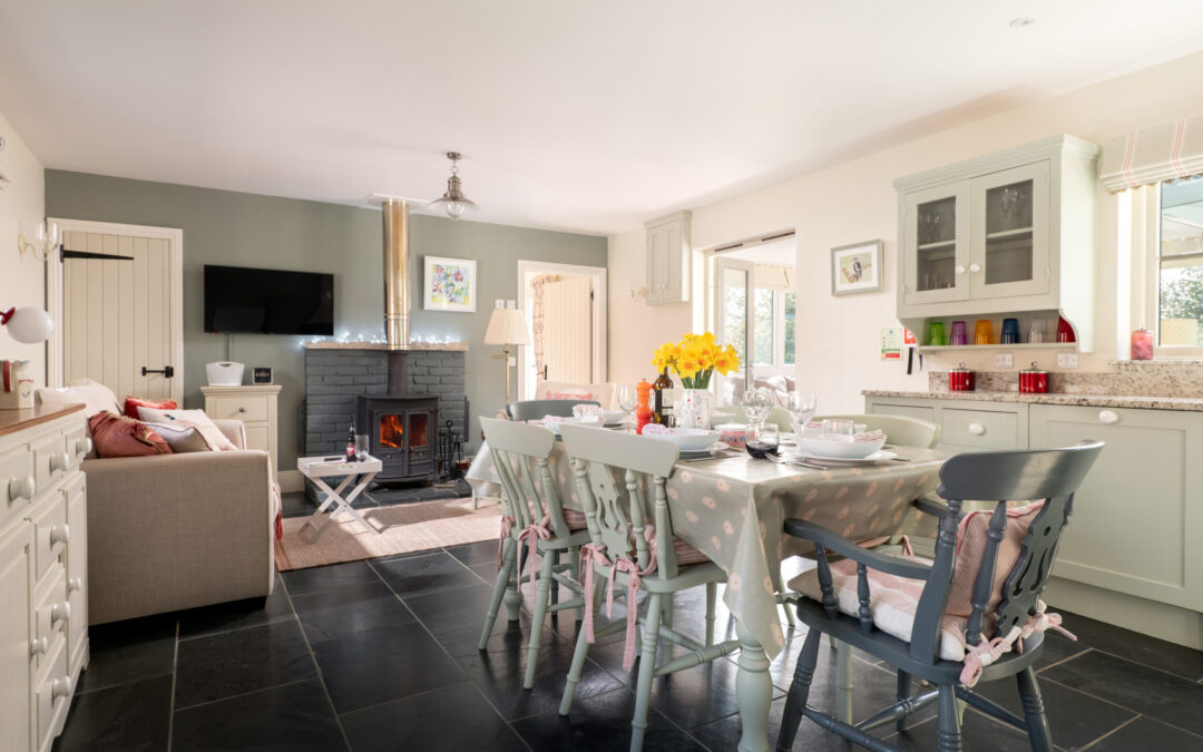 Luxury accessible and dog-friendly holiday accommodation with a log burner in Cornwall | Sara's Cottage